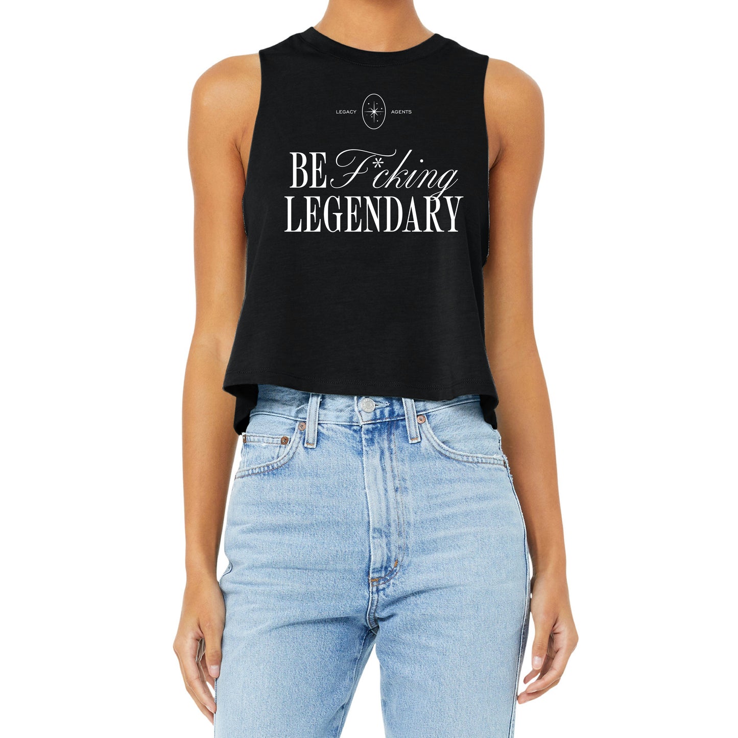 Legacy Agents Women’s Racerback Cropped Tank